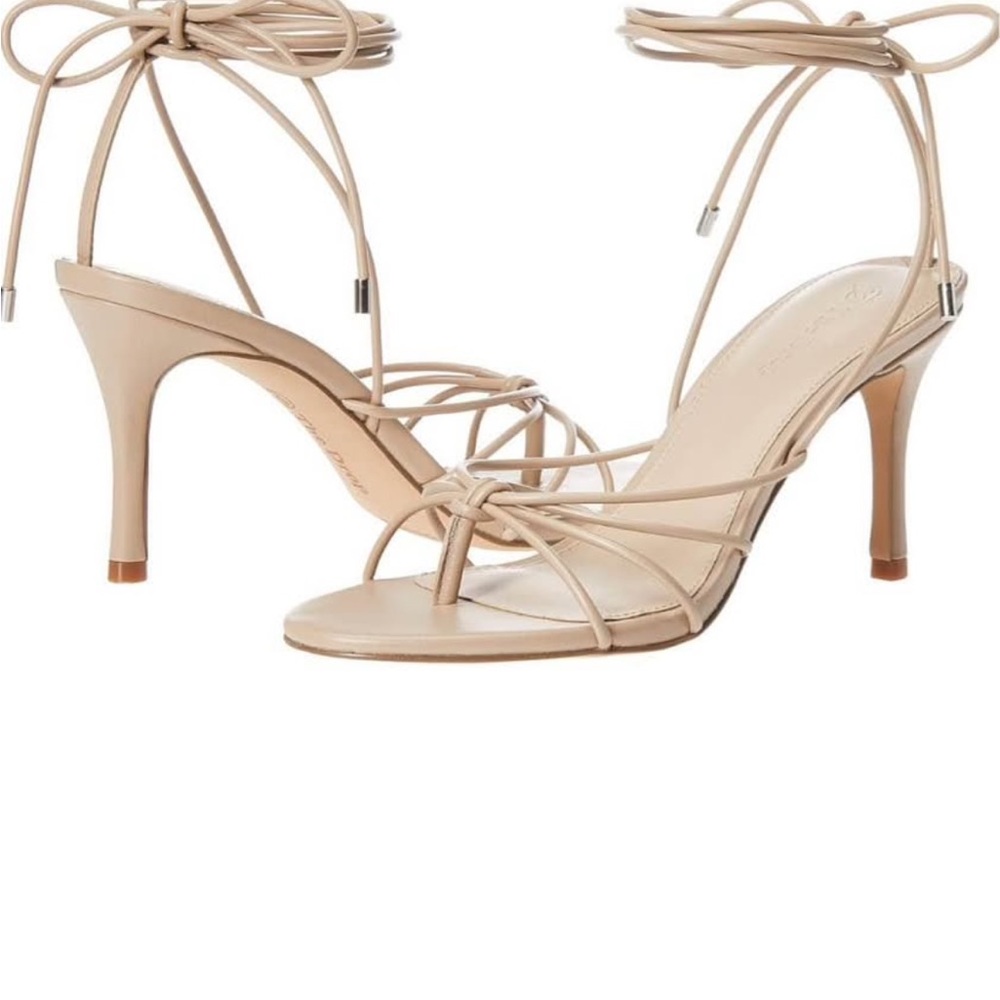 Chic Nude Strappy Heels